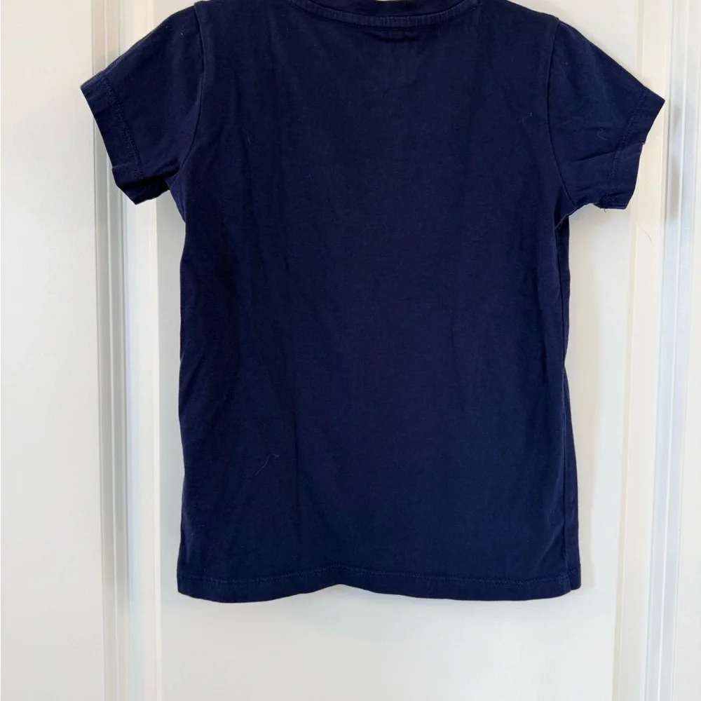 crewcuts Kids Navy Star Sequin Tee - Red, Blue & White Stars (XS-4/5) - Picture 4 of 5